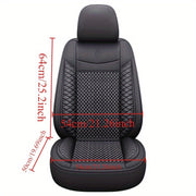 Universal Black and White Car Seat Cover All-Season Full Coverage Protector