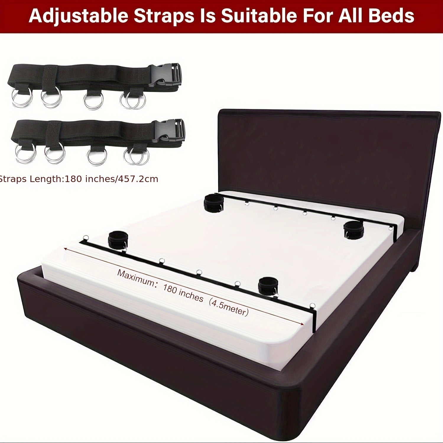 Adult Bed Restraints BDSM Handcuffs and Straps for Couples
