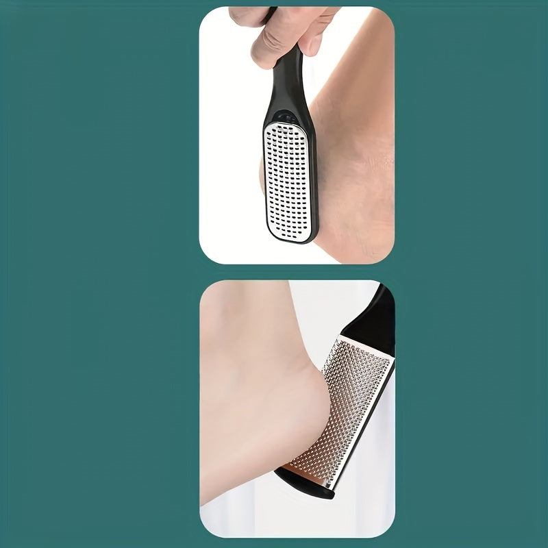 Set of 3 Stainless Steel Foot Files for Callus Removal and Foot Care in Wet or Dry Conditions