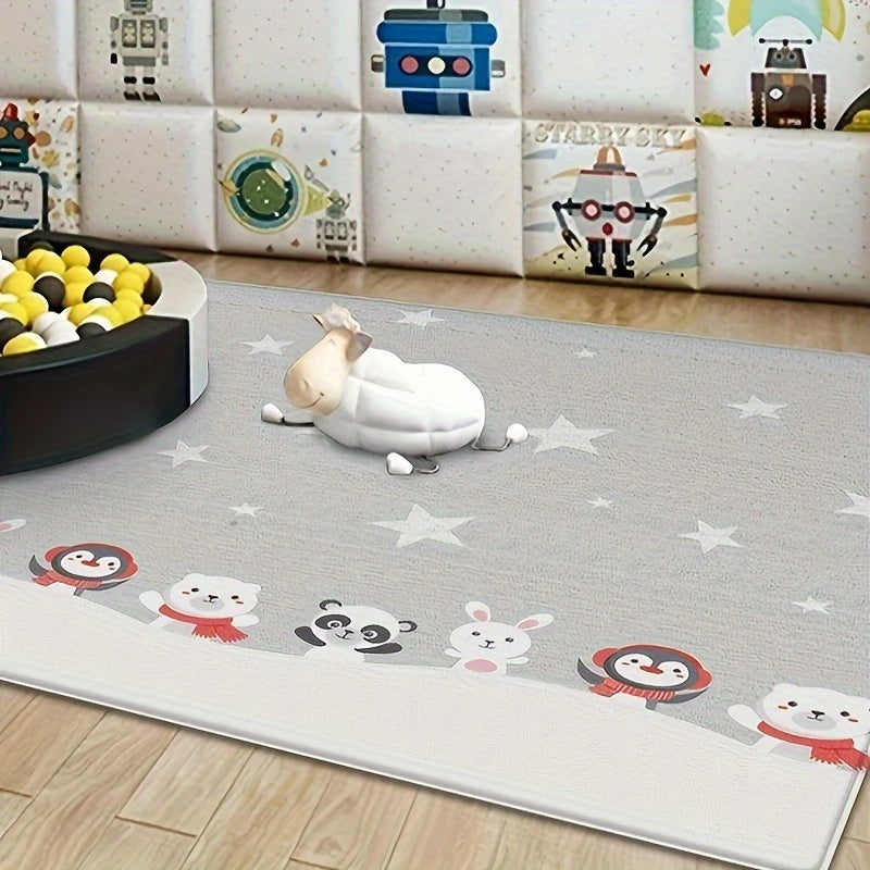 Alfombra de juego para niños, de espuma de PE no tóxica, suave y segura, para gatear y tiempo de barriga en el suelo