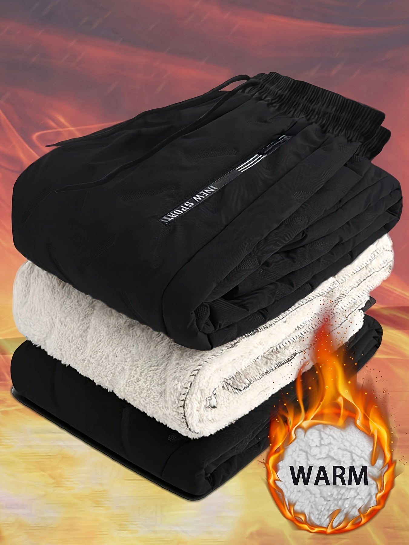 Plus Size Women's Thermal Pants High-Waisted Cold Weather Trousers