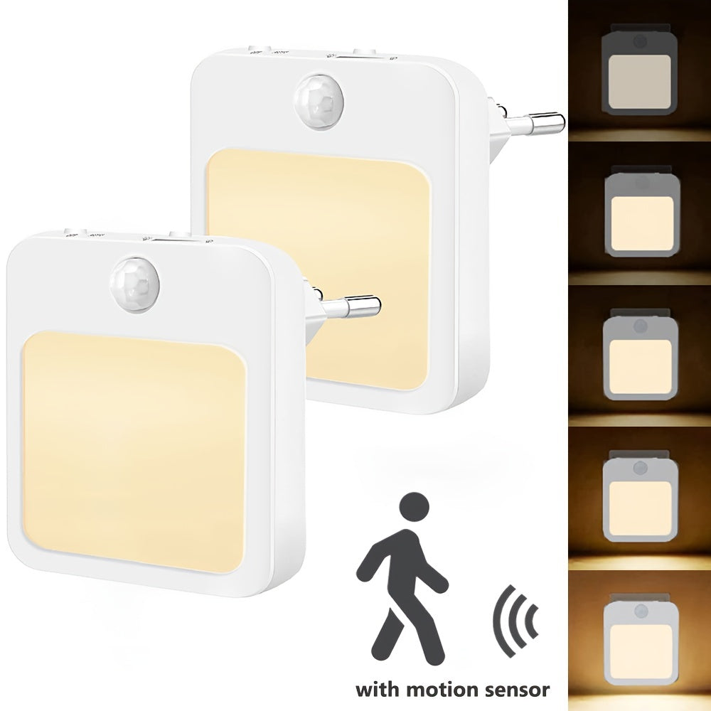 Plug-in LED Night Light with Dimmable Feature and Auto Dusk to Dawn Sensor