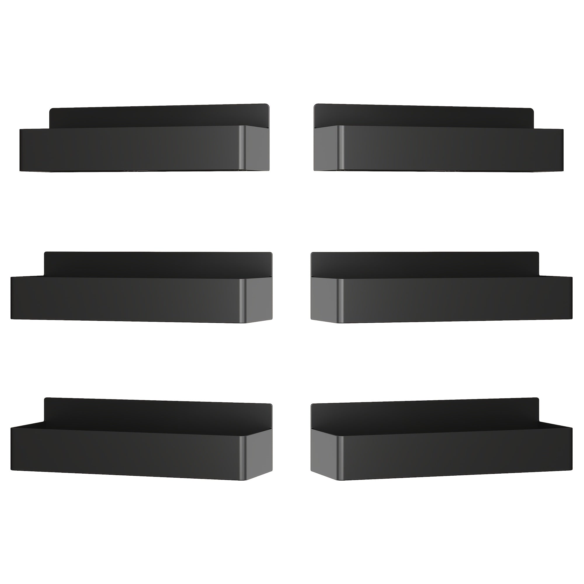 6pcs Magnetic Spice Rack Set Plastic Wall-Mounted Organizer for Refrigerator Oven