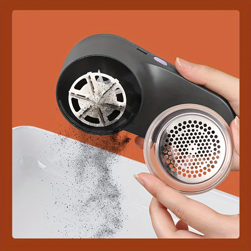 Electric Fabric Shaver USB Rechargeable with Digital Display for Clothing Furniture Carpets