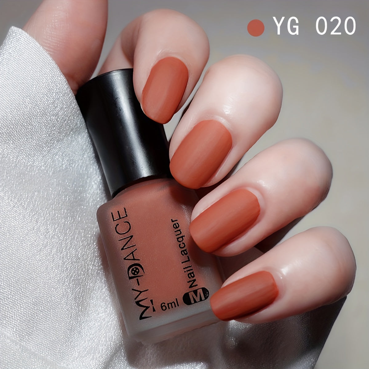 Women Velvet Matte Nail Polish 6ml Multi-Color Long-Lasting Frosted