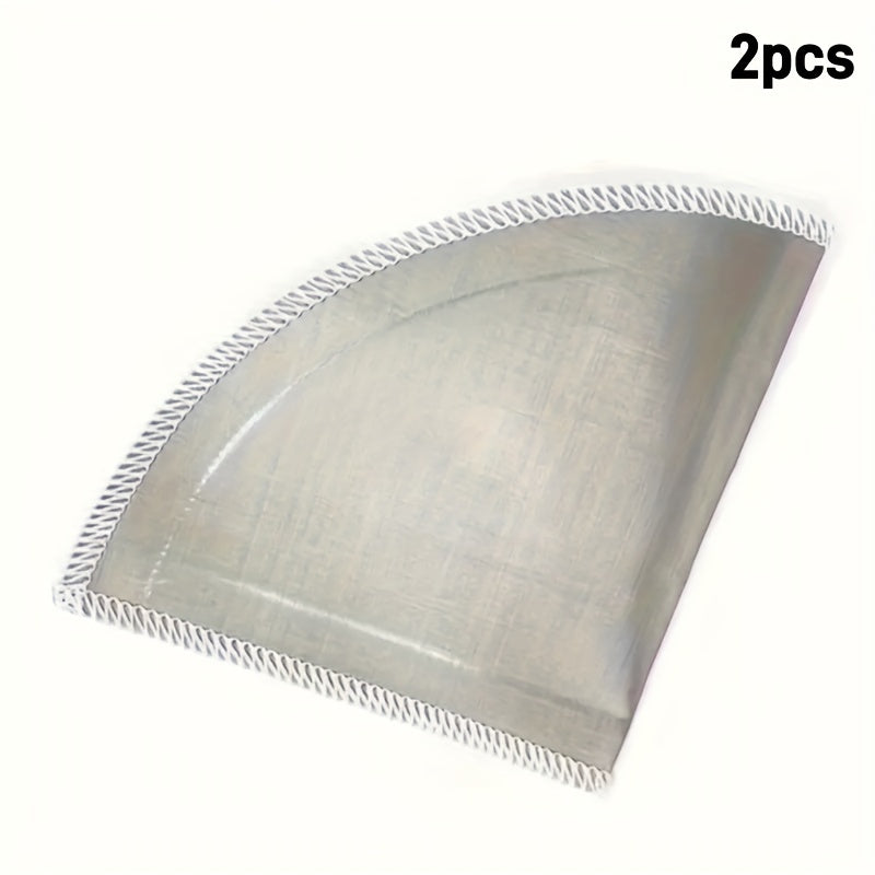 Qayta ishlatiladigan nozik to'rli qahva filtrlar to'plami, zanglamaydigan po'latdan yasalgan konusli tomizuvchi filtrlar (1 dona/2 dona), 3-4 stakan quyma qahva filtrlar, oziq-ovqat xavfsiz, espresso mashinasi aksessuarlari uchun elektr talab qilinmaydi.