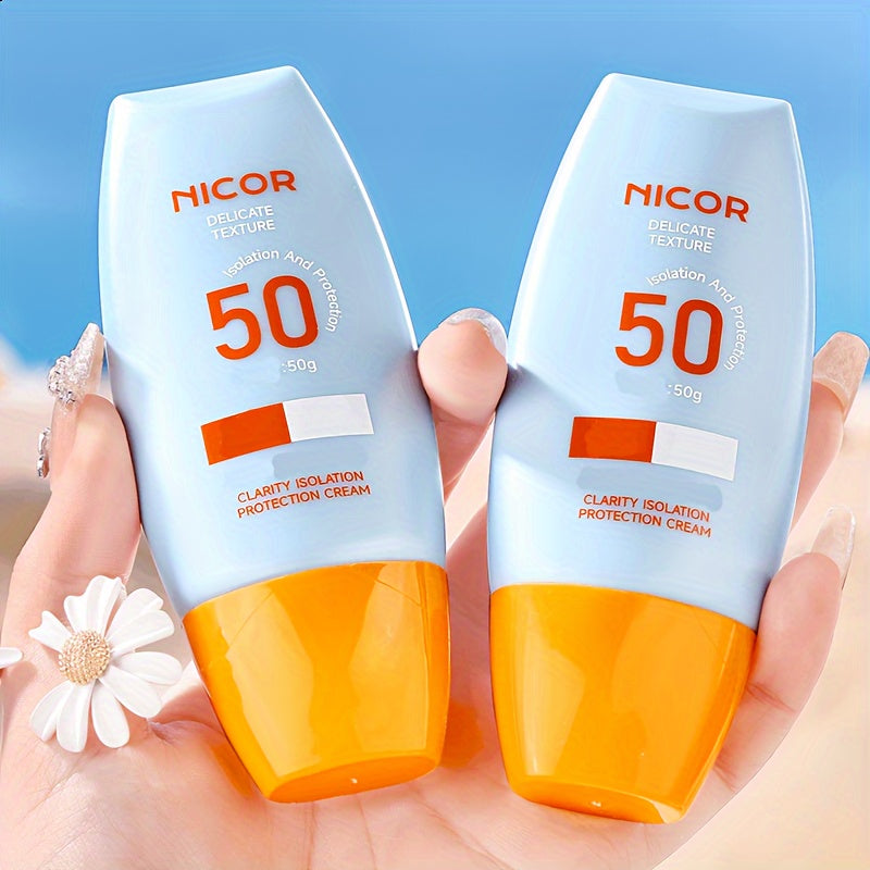 SPF 50 Sunscreen Lotion Moisturizing Non-Greasy Glycerin for All Skin Types