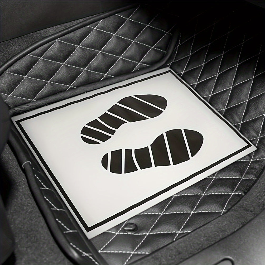 30 piezas de alfombrillas de coche desechables y resistentes al agua para vehículos, mecánicos y concesionarios