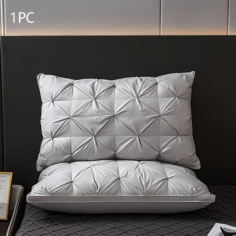 Uyqu uchun qo'llab-quvvatlovchi bo'yin bo'yin yostiq, hashamatli mehmonxona sifati dizayni bilan