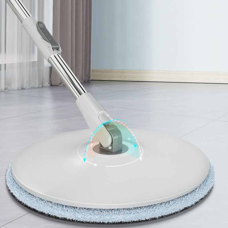 Rotating Mop Bucket with Hands-Free Water Separation for Flat Mops