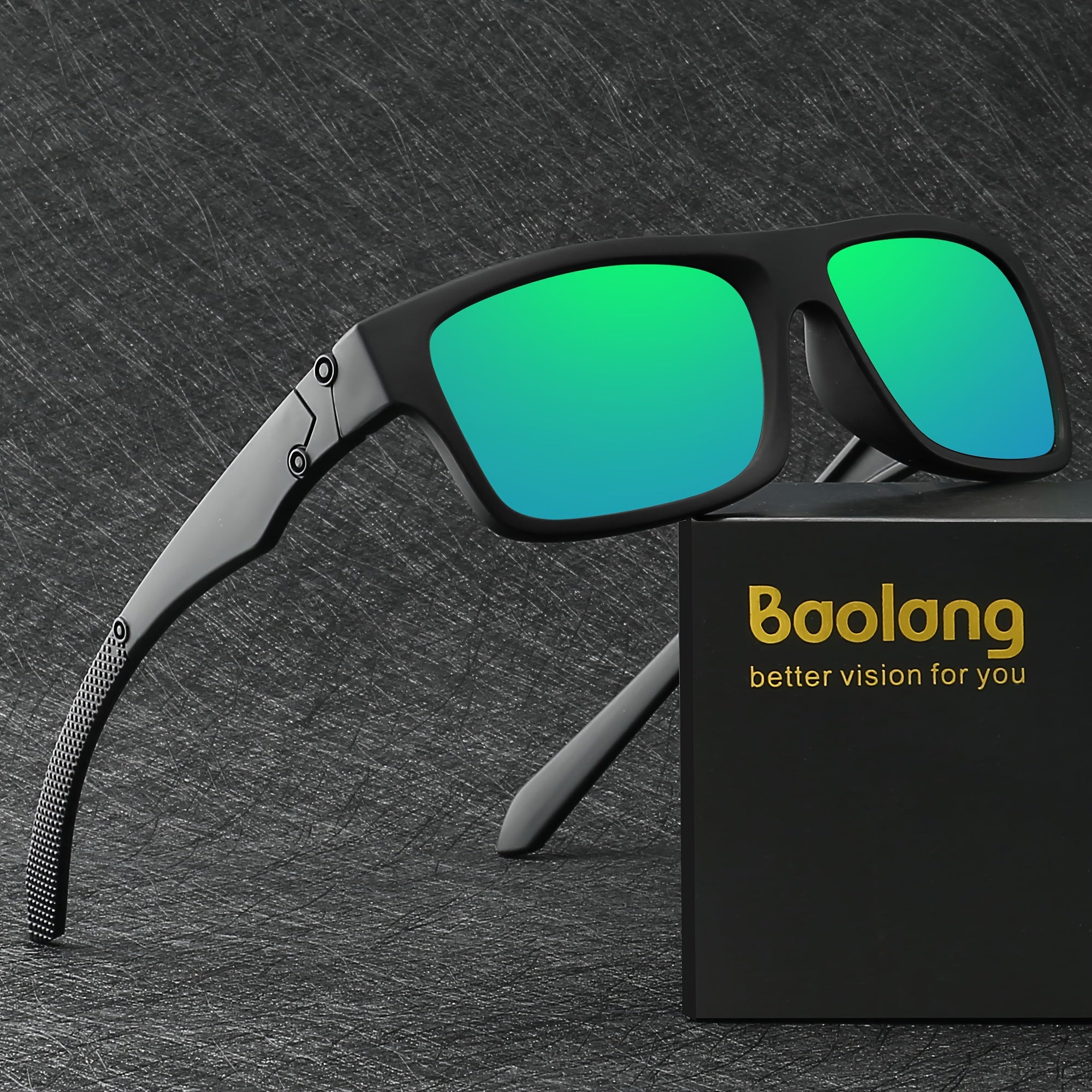 Men's Polarized Sunglasses for Cycling Driving Fishing Outdoor Activities and Business Parties