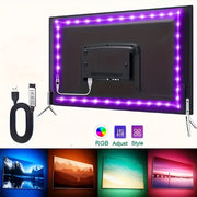 65.6ft RGB LED Light Strip USB Powered for TV Backlight and Room Decoration