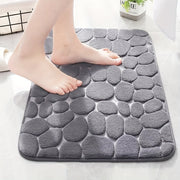 Memory Cotton Bathroom Floor Mat Water Absorbent Non-Slip Doorstep Carpet