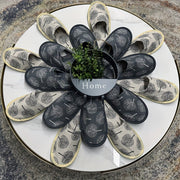 8 Pairs Women's Linen Home Slippers Gray White EVA Soles All Seasons