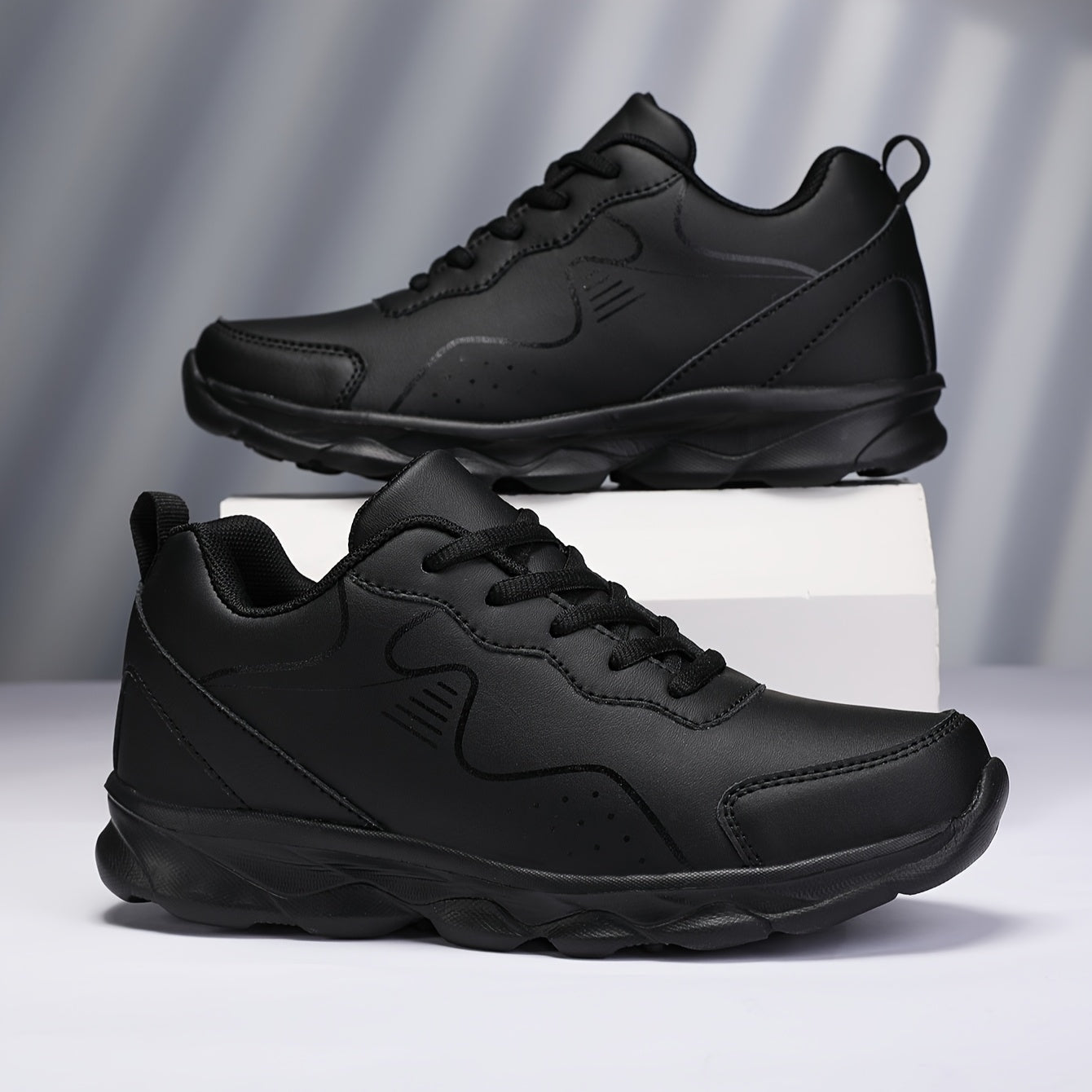 Women's Lightweight Casual Hiking Sneakers - Breathable Synthetic EVA Sole