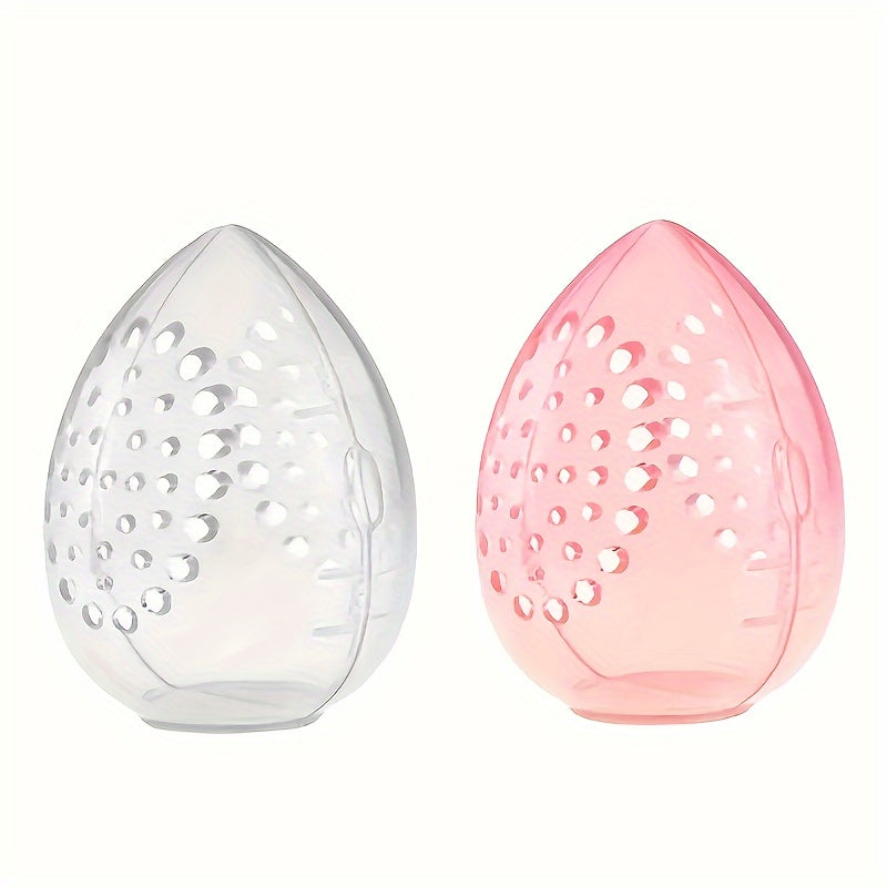 Travel Makeup Sponge Holder Breathable Clear Storage Case for Beauty Blender