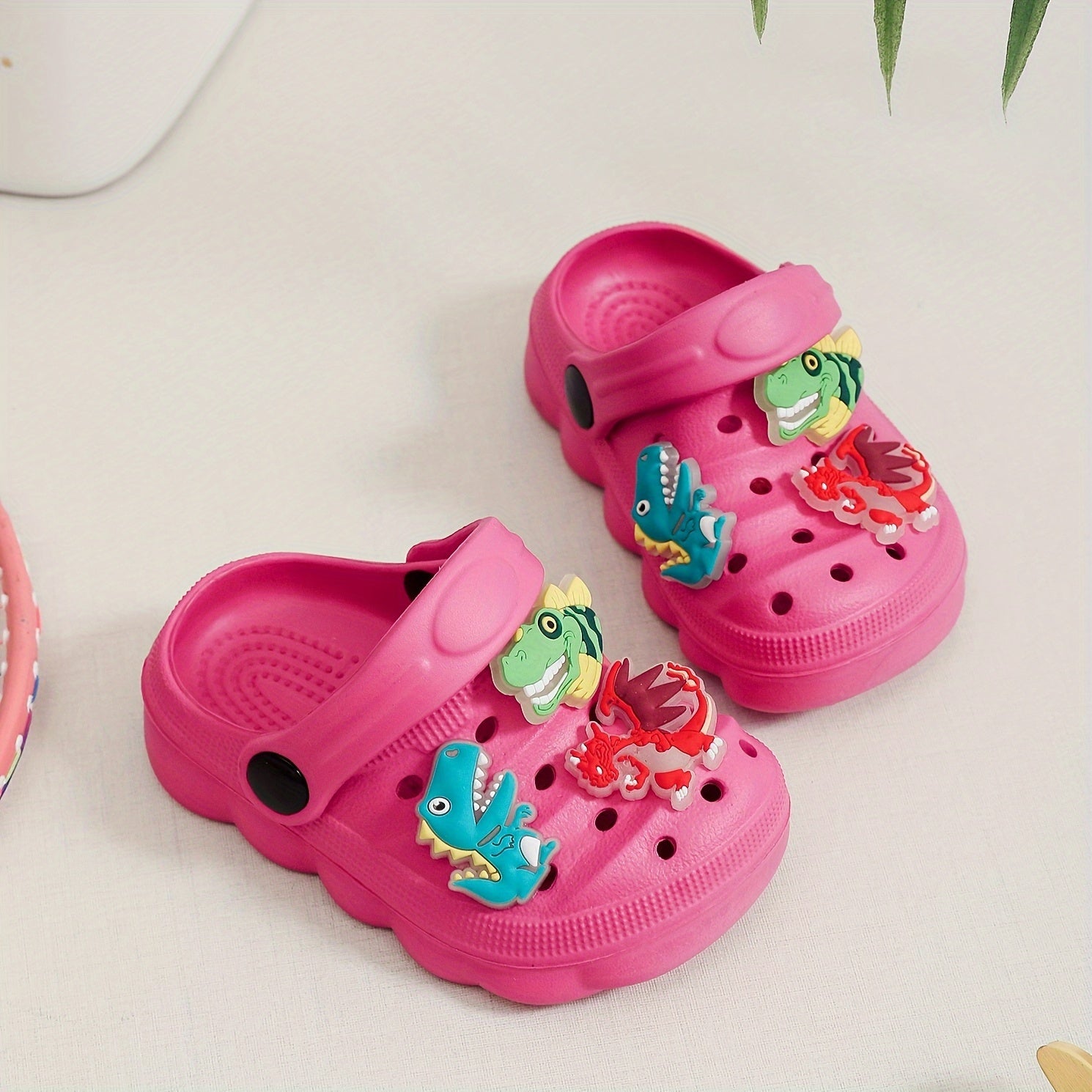 Kids Summer Lightweight Non-Slip EVA Hole Sandals Casual Boys Girls Shoes