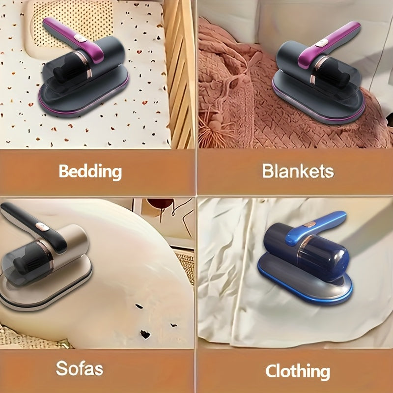 Rechargeable Handheld Vacuum Cleaner for Bed Sofa Carpet with Accessories
