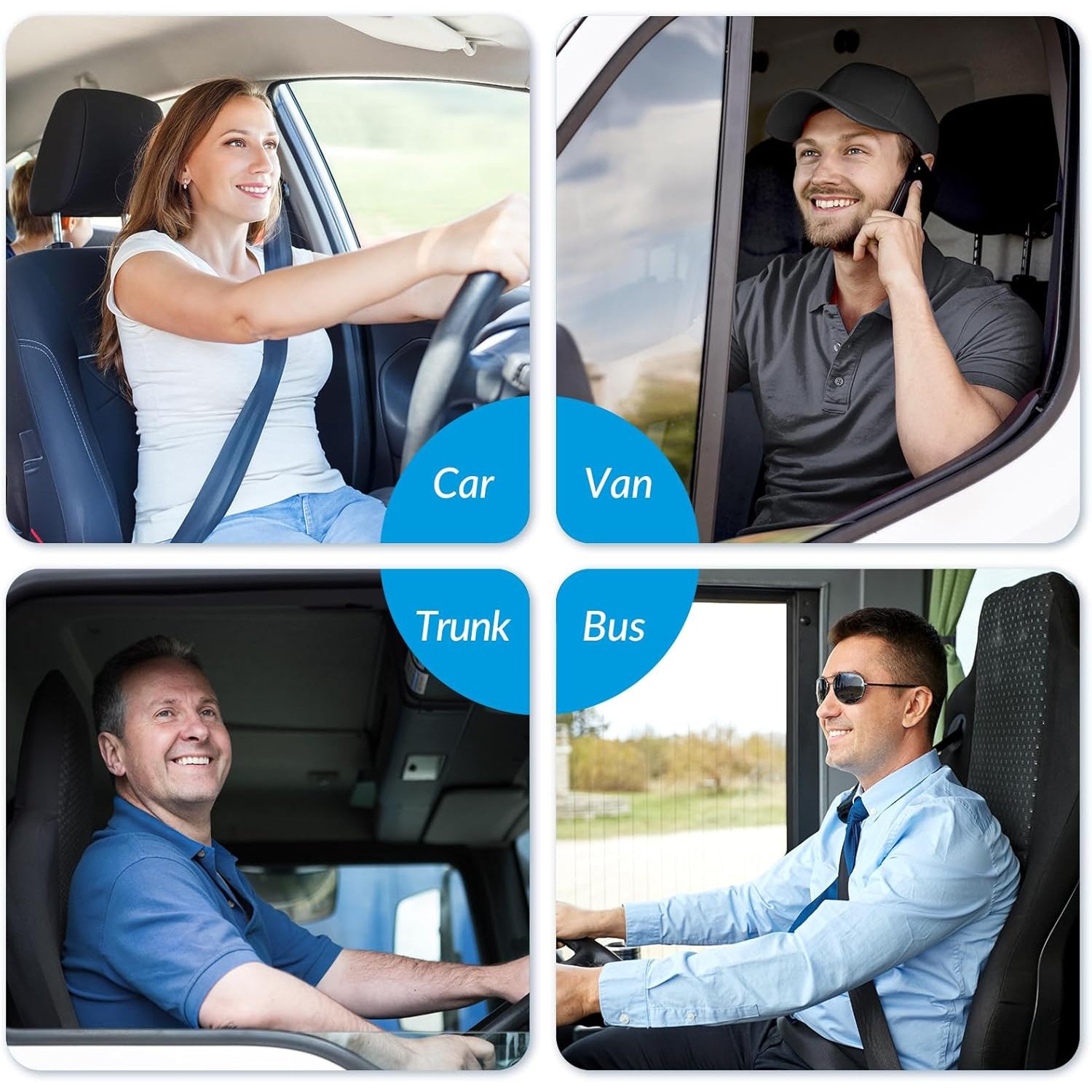 Youth/Women Breathable Memory Foam Car Seat Cushion Black Non-Slip Posture