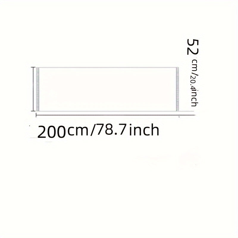 Women's Red Plaid Faux Cashmere Scarf with Tassel, Two-Way Wear, Breathable Polyester