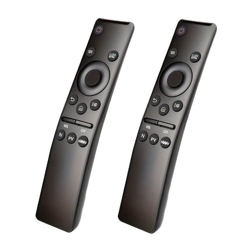 Ergonomic Black IR Remote Control for 4K 8K Smart TVs with Netflix Prime Video Buttons