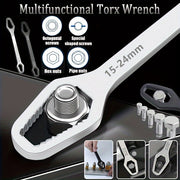 Multi-Functional Double Head Wrench Adjustable Hand Tool for Household Use
