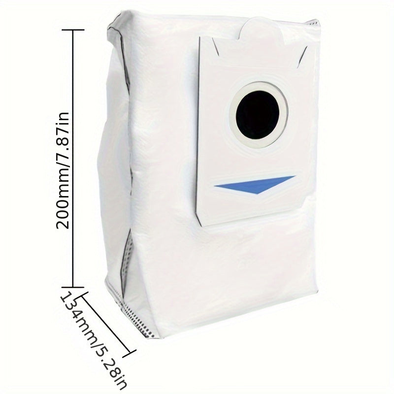 ECOVACS Deebot T30 PRO OMNI robot tozalagichi uchun 10 ta almashtirish chang sumkasi oling, yuqori samarali HEPA filtri bilan, yuvilishi mumkin va uzoq muddatli, yog'och va qog'oz materialdan tayyorlangan robot tozalagich uchun mo'ljallangan.