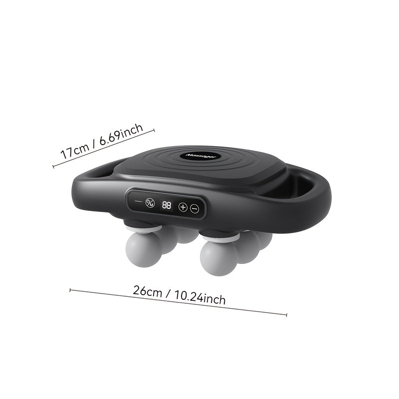 Portable Electric Massager for Legs and Shoulders with 6 Adjustable Intensity Levels