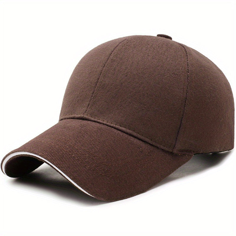 Low Profile Solid Color Baseball Cap Unisex Dad Hat for Men Women
