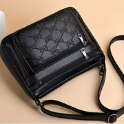 Black Nylon Crossbody Bag for Women with Tassel Lightweight Casual Purse