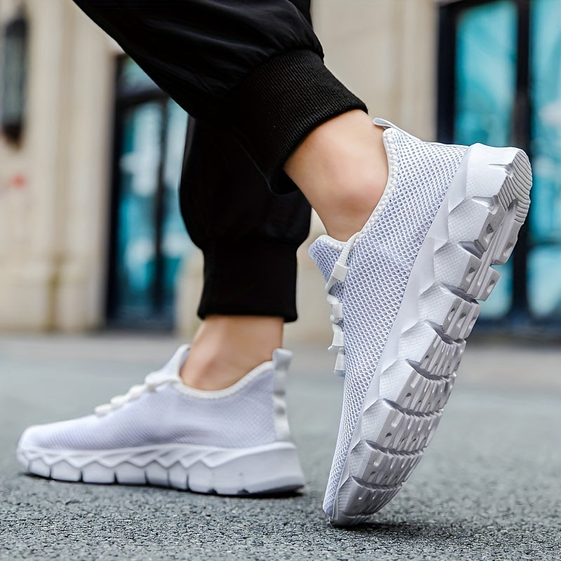 Men's Breathable Lightweight Mesh Slip-On Sneakers for Outdoor Activities