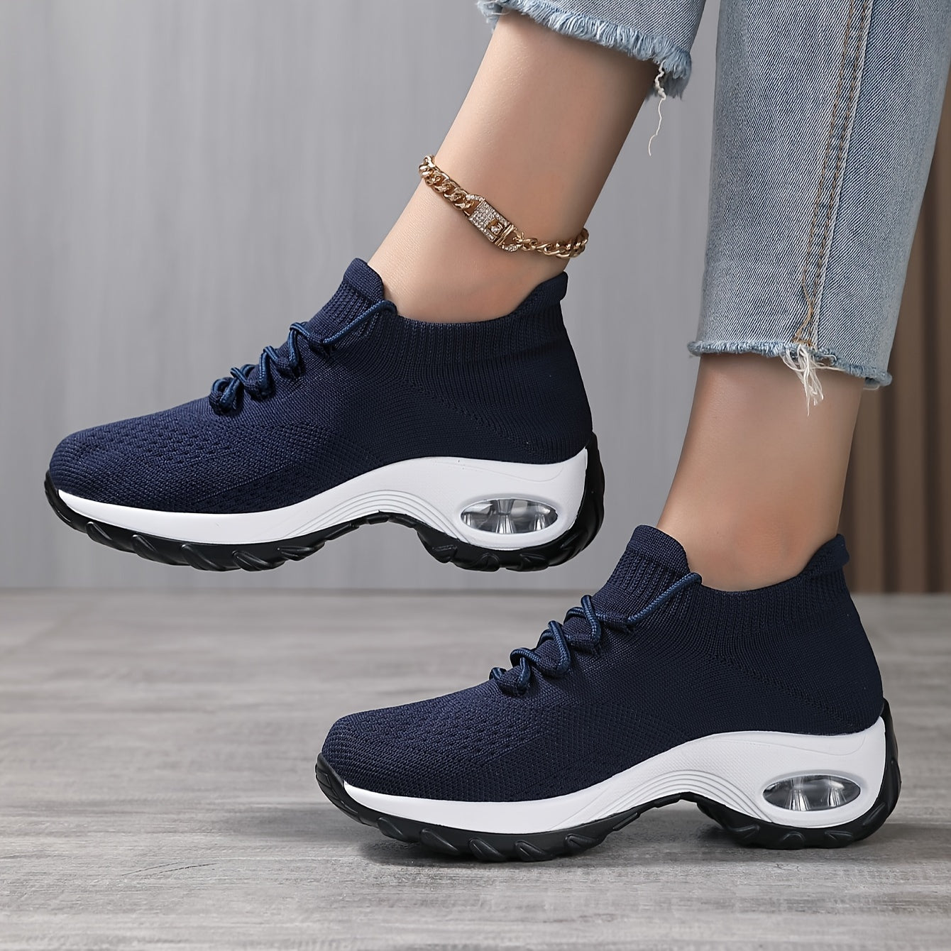 Ayollar uchun kundalik sport poyabzali nafas oladigan yurish sneakerslari