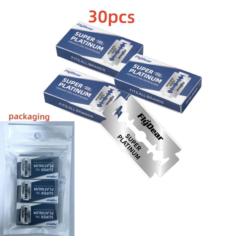 Maquinilla de afeitar de acero inoxidable de doble cara para afeitar y depilación