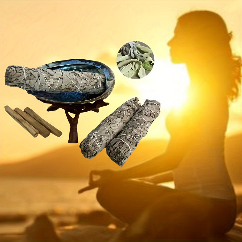 Large Abalone Shell Incense Burner for Sage Burning Home Decor 6.86-14.07 cm