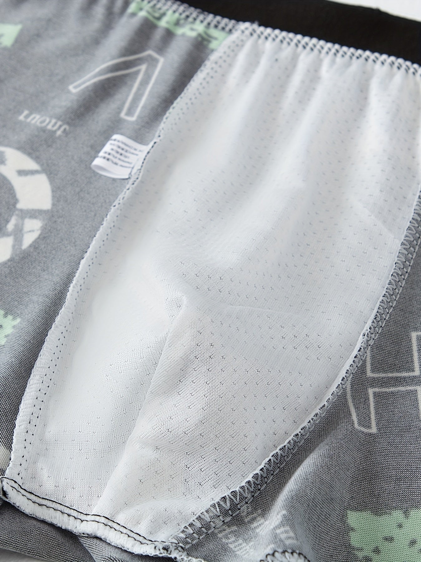 6-Pack Erkaklar uchun Boxer Shortlar, Zamonaviy Printlar bilan, Havo O'tkazuvchi va Qulay.