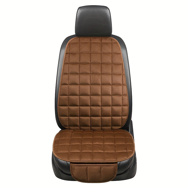 Car Seat Cushions Set for Autumn Winter Soft Plush Memory Foam