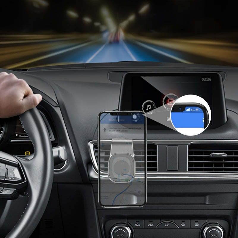 Universal Magnetic Car Phone Mount Strong Vent Clip 7-Shaped Durable Compatible