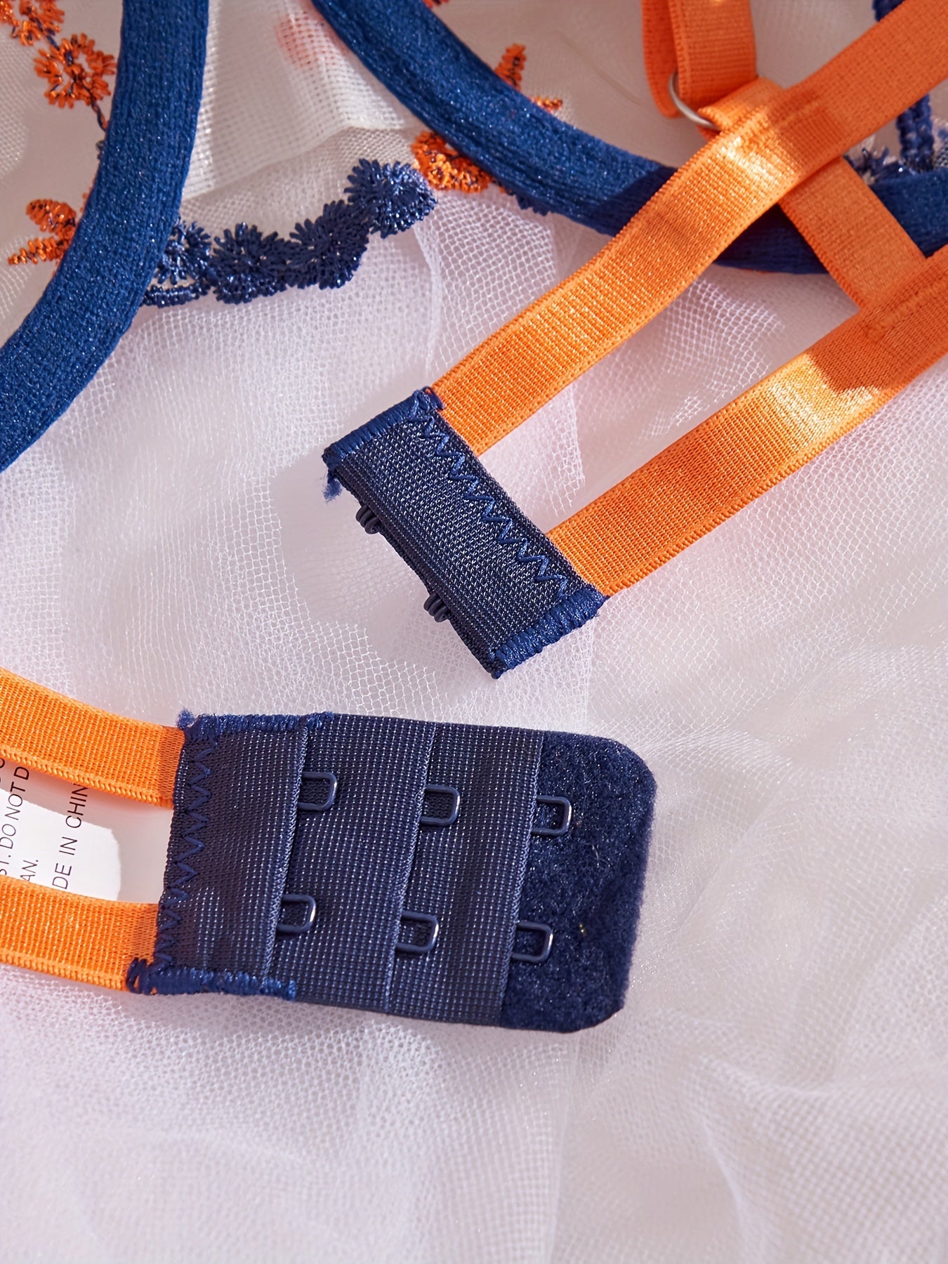 Women's Floral Lace Lingerie Set Bra and Thong Underwear