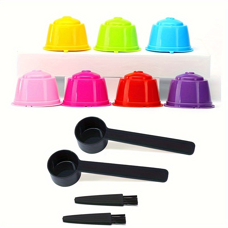 Многоразовый фильтр-чашка из 7 капсул для кофе для любителей Nescafe Dolce Gusto — многоразовый и стильный.