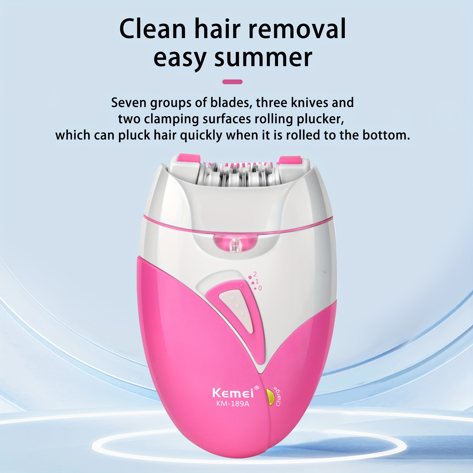 Электрический триммер для волос для женщин, портативный, перезаряжаемый, безболезненный, USB-бритва