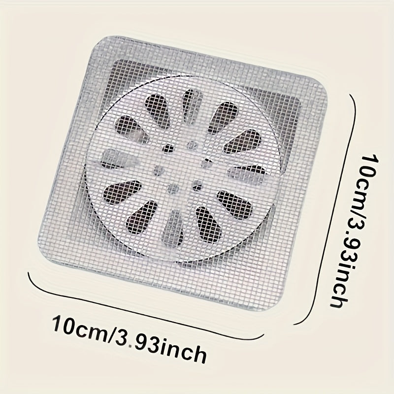 Disposable Plastic Hair Catchers for Shower and Sink Drains Pack of 50