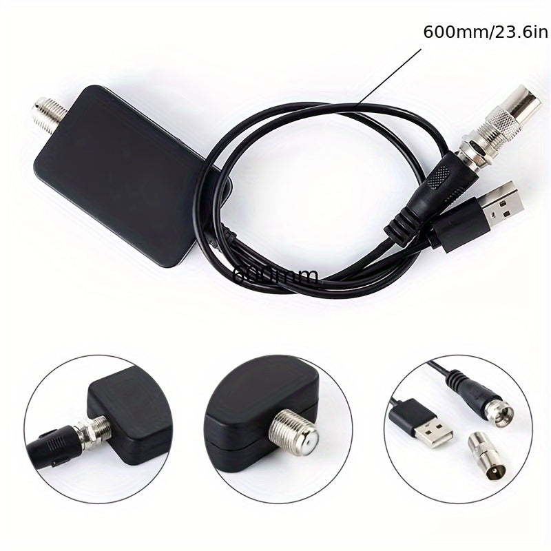 Digital TV Antenna Amplifier Indoor Outdoor Signal Booster 2023