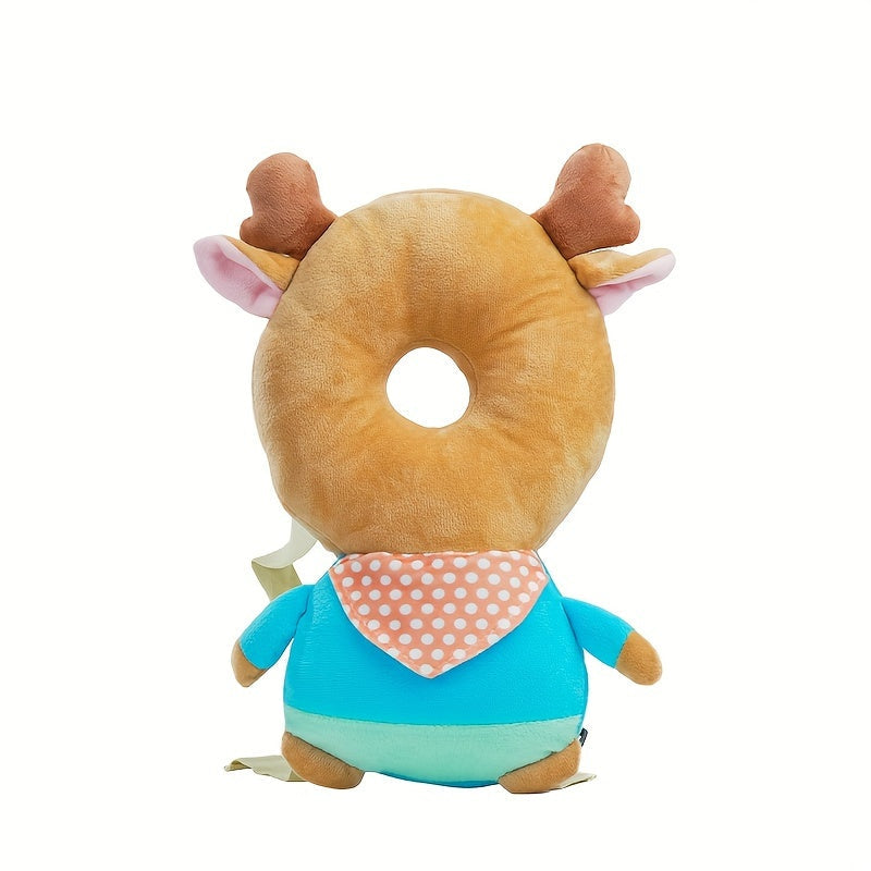 Kids' Safety Backpack for Crawling and Walking Polyester with Adjustable Straps and Head Mat