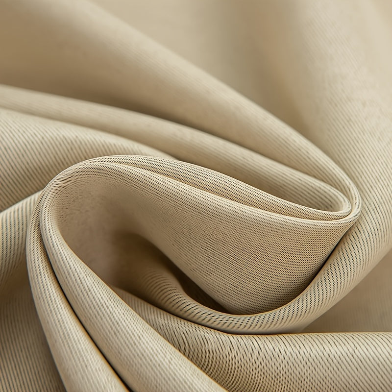 Blackout Curtains with Hooks for Bedroom Insulated Window Panels Sheer Embroidery Black