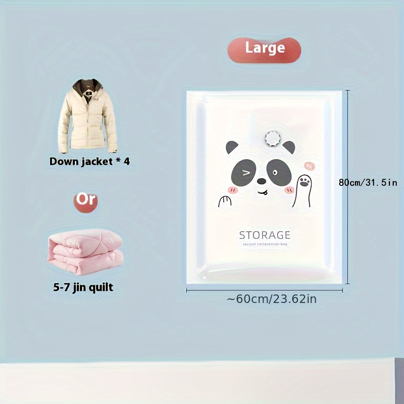 Bolsa de almacenamiento al vacío para ropa de viaje, ropa de cama, edredones, mantas, gran capacidad