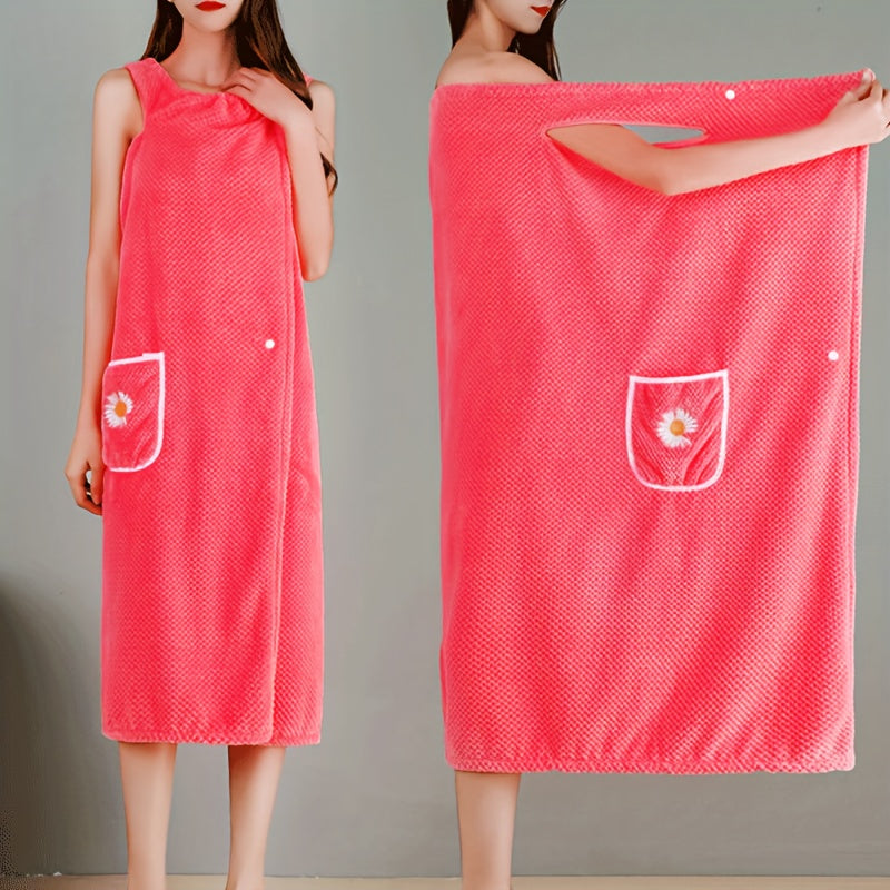 Large Adult Bath Towel Soft Absorbent Water-Absorbing Hairless Skirt