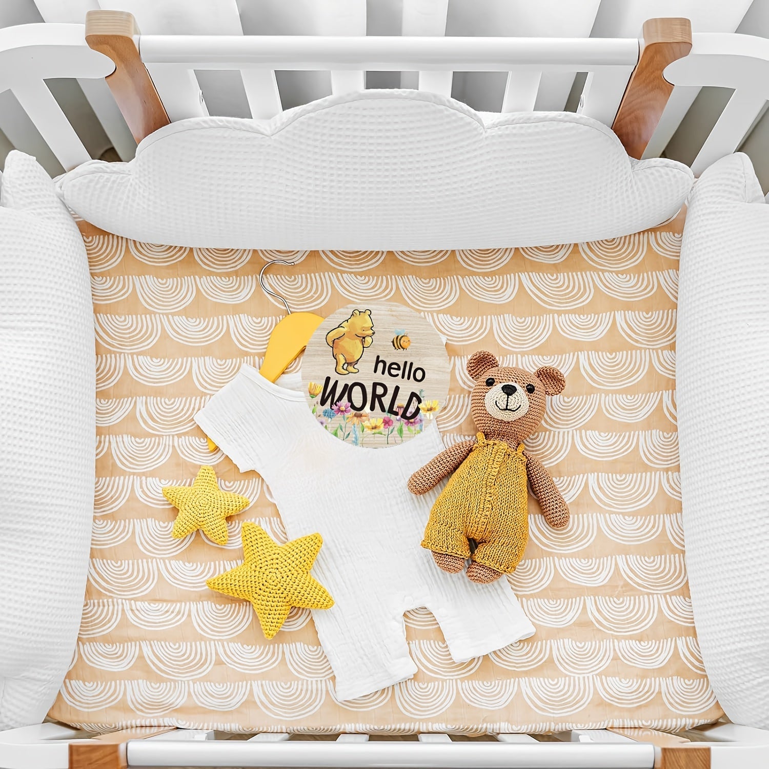 7 Pieces Baby Milestone Cards 1-12 Months Double-Sided Photography Growth Props