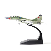 Модель самолета Mig-29 из сплава масштаба 1/100 для коллекционеров и подарков