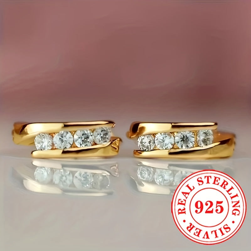 925 Sterling Silver dan yasalgan, porloq Kubik Zirkoniya bilan bezatilgan zamonaviy halqa bilakuzuklar - tasodifiy va rasmiy tadbirlar uchun ideal, aprel oyida tug'ilganlar uchun ajoyib.