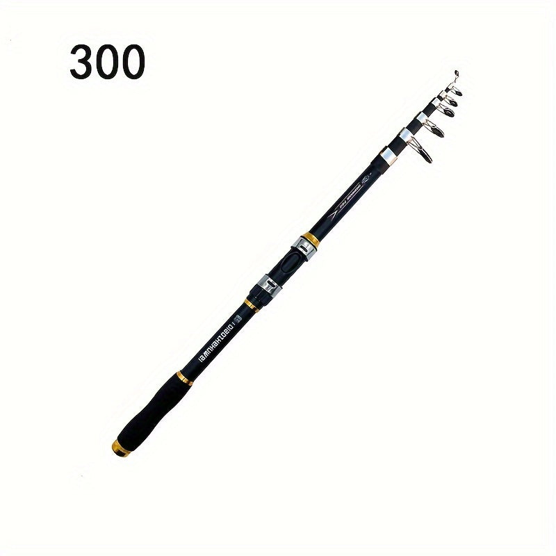 Telescopic Carbon Fiber Fishing Rod for Long-Distance Sea Casting Sturdy Lightweight